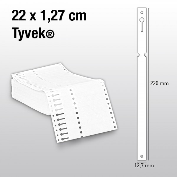 Schlaufenetiketten aus Tyvek ES220